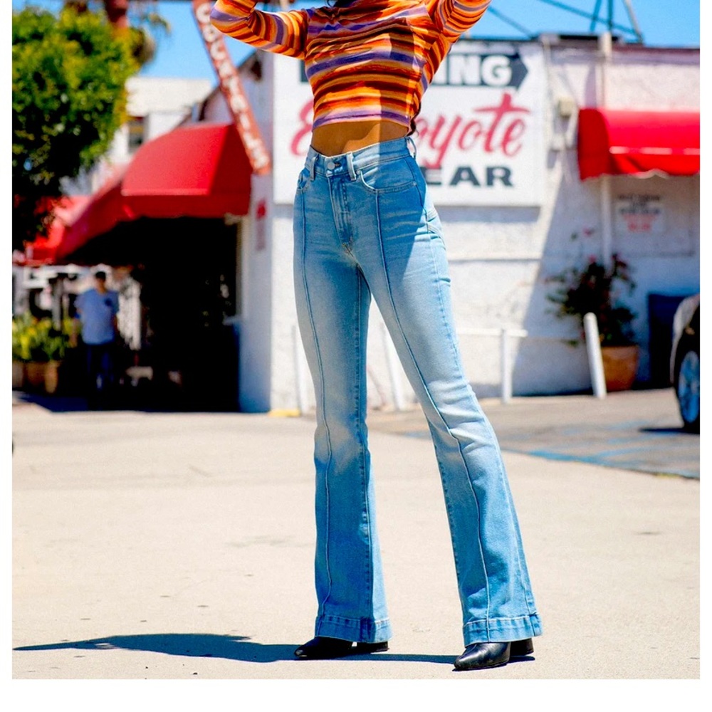 Revice Venus Flares stoned wash